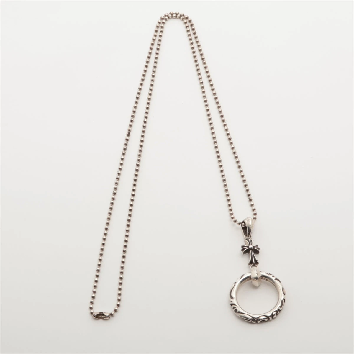 クロムハーツ/ネックレス　CHクロス　スクロールバンド アイウェアループ CHROME HEARTS 新品正規品/クロムハーツ/ネックレス CHクロス