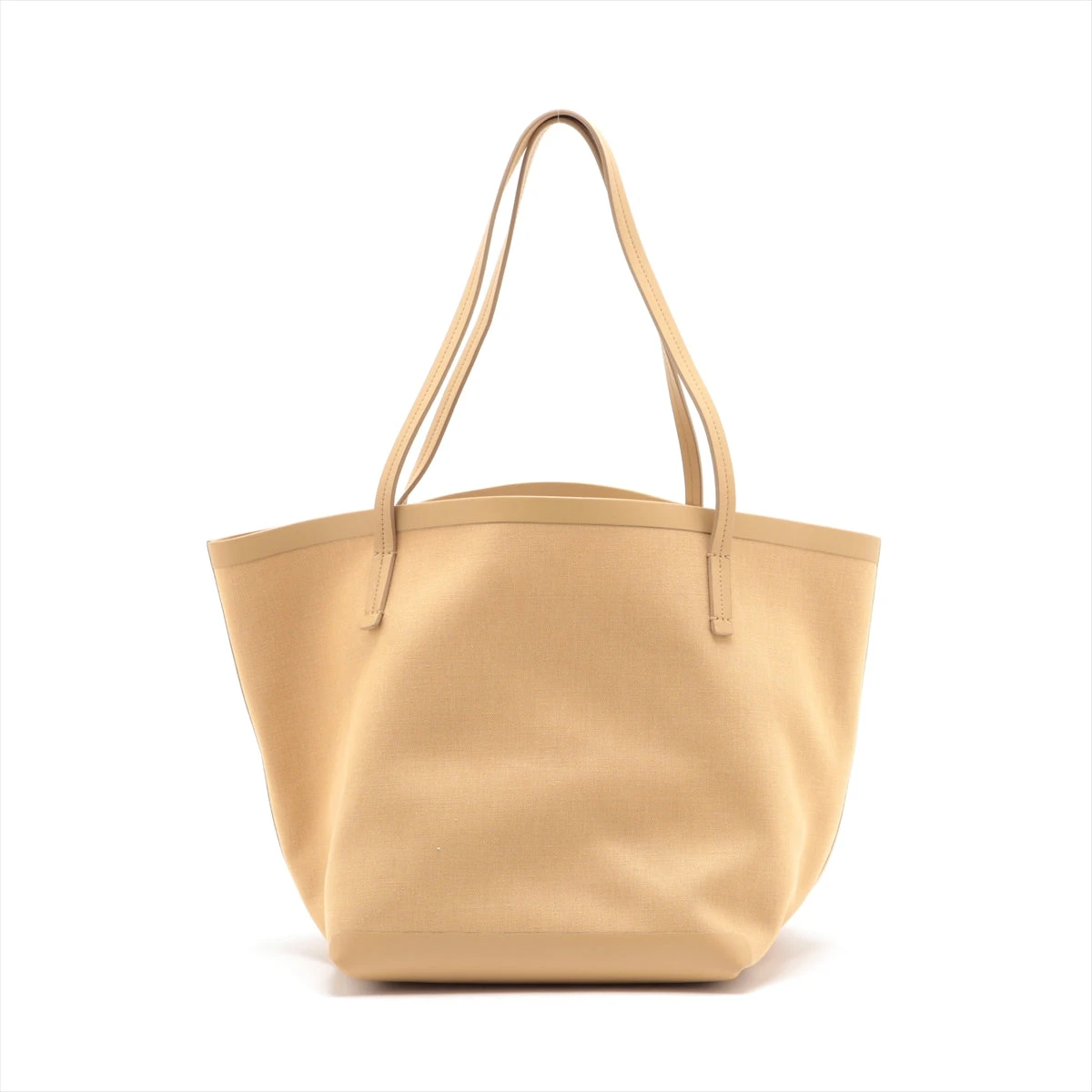 ザロウ パークトートスリー キャンバス×レザー トートバッグ イエロー