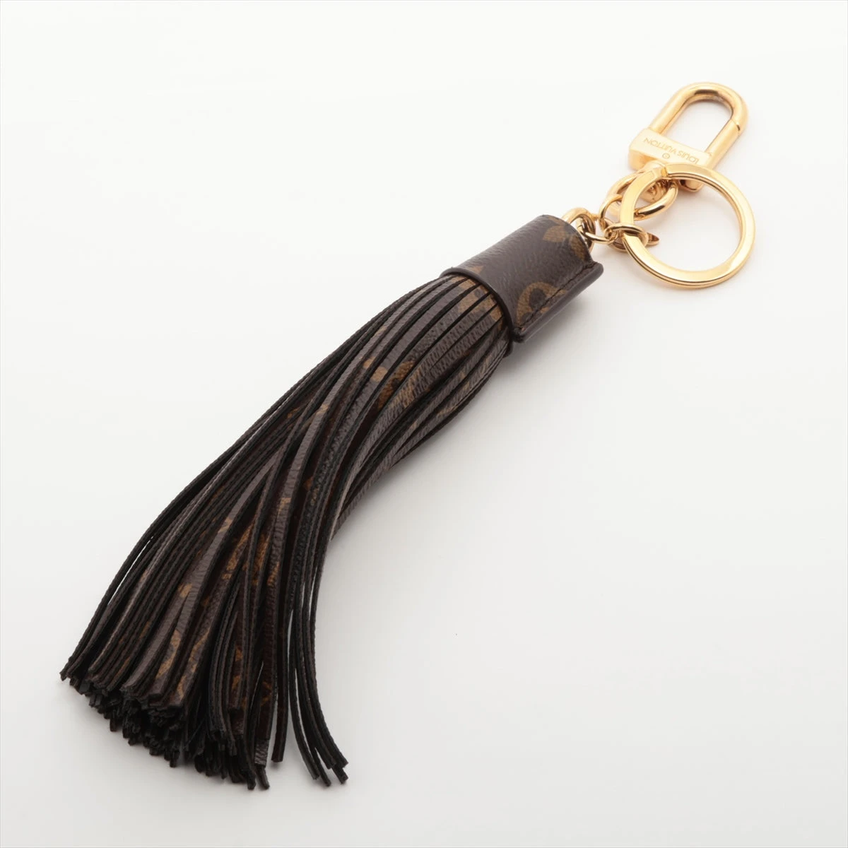 ヴィトン MP1768 タッセル CX0197 キーリング GP×PVC ブラウン