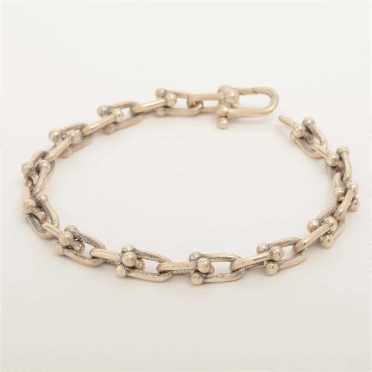 正規店購入＊ティファニー★ハードウェア　YGスモールリンクYGブレスレット ティファニー ハードウェアスモールリンクブレスレット ゴールド K18