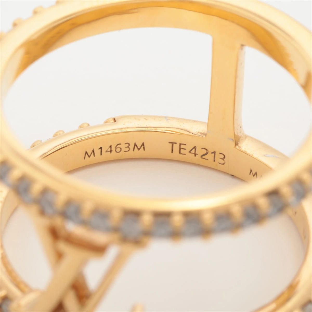 ✨極美品✨ルイヴィトン リング LVアイコニック ストラス シルバー