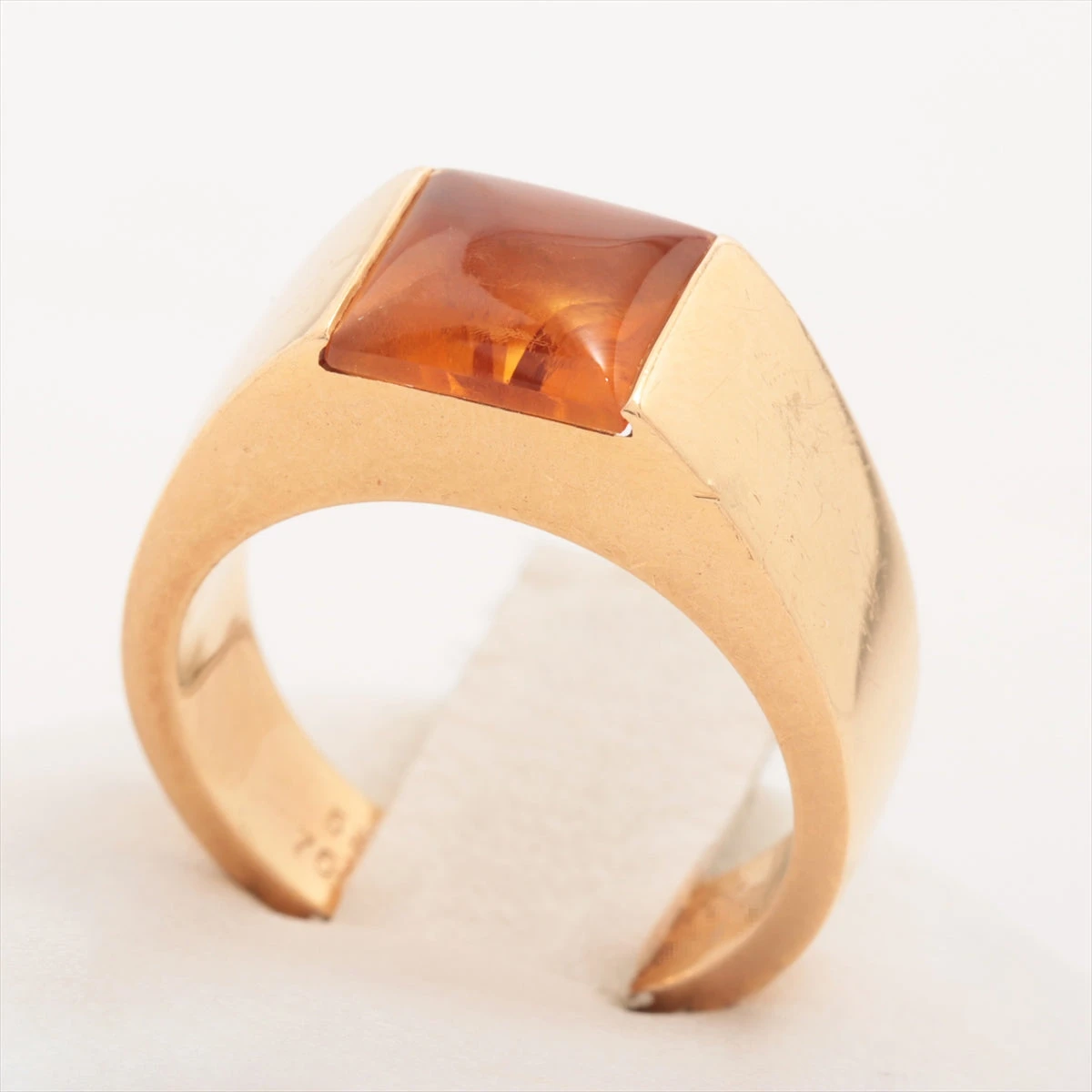 カルティエ タンク シトリン リング 750(YG) 12.6g 53 A3315762｜中古  