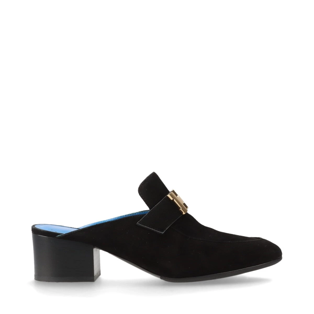 エルメス パラディ スエード ミュール 35.5 レディース ブラック コン