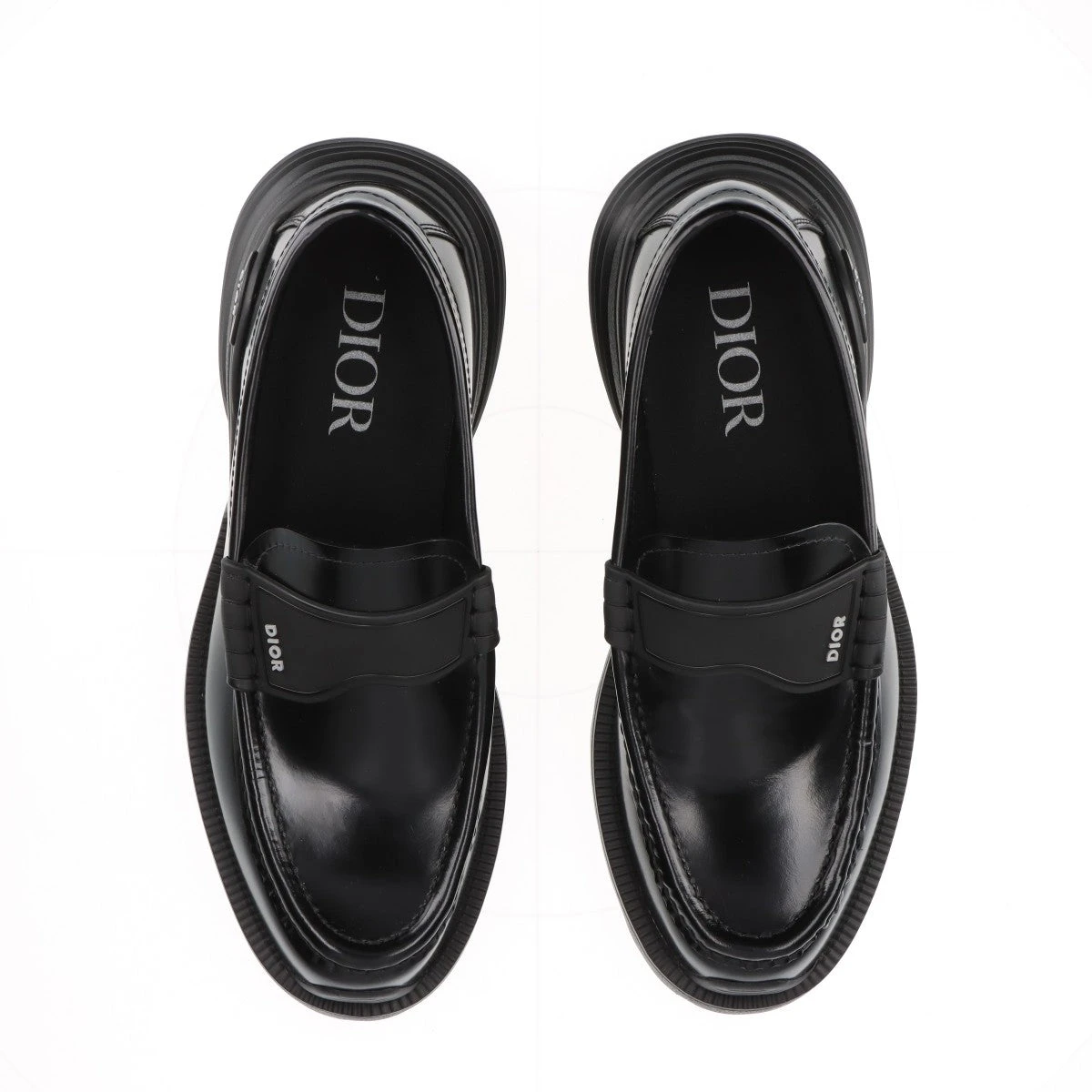 ディオール Dior Combat 24AW レザー ローファー 40 メンズ