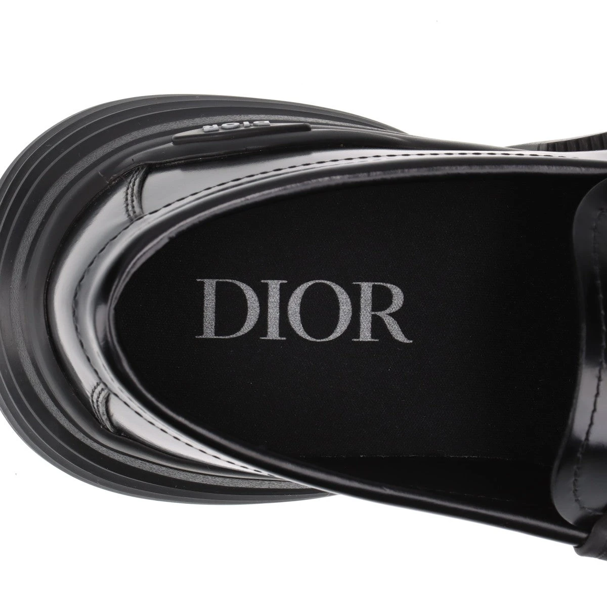 ディオール Dior Combat 24AW レザー ローファー 40 メンズ