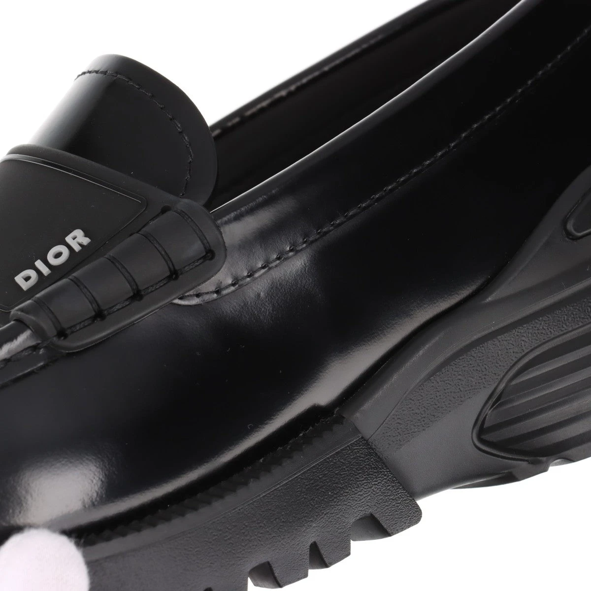 お値下げ！DIOR ローファー レアサイズ34 ディオール Dior Combat 24AW レザー ローファー 40 メンズ