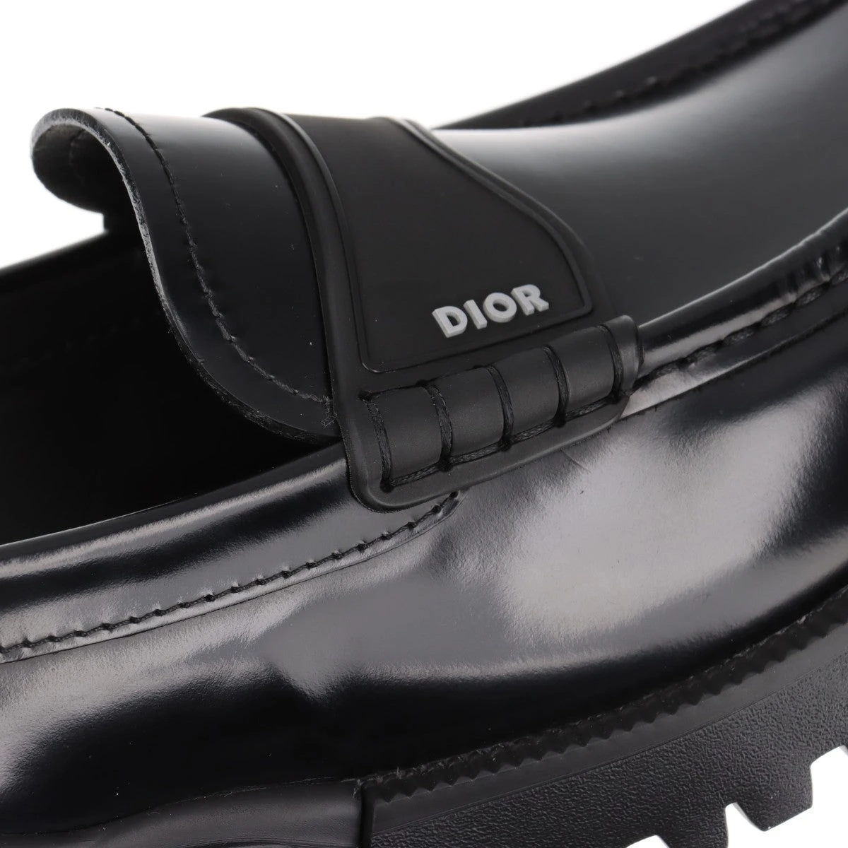 DIOR レザー コインローファー サイズ40 ディオール Dior Explorer レザー ローファー 40 ユニセックス
