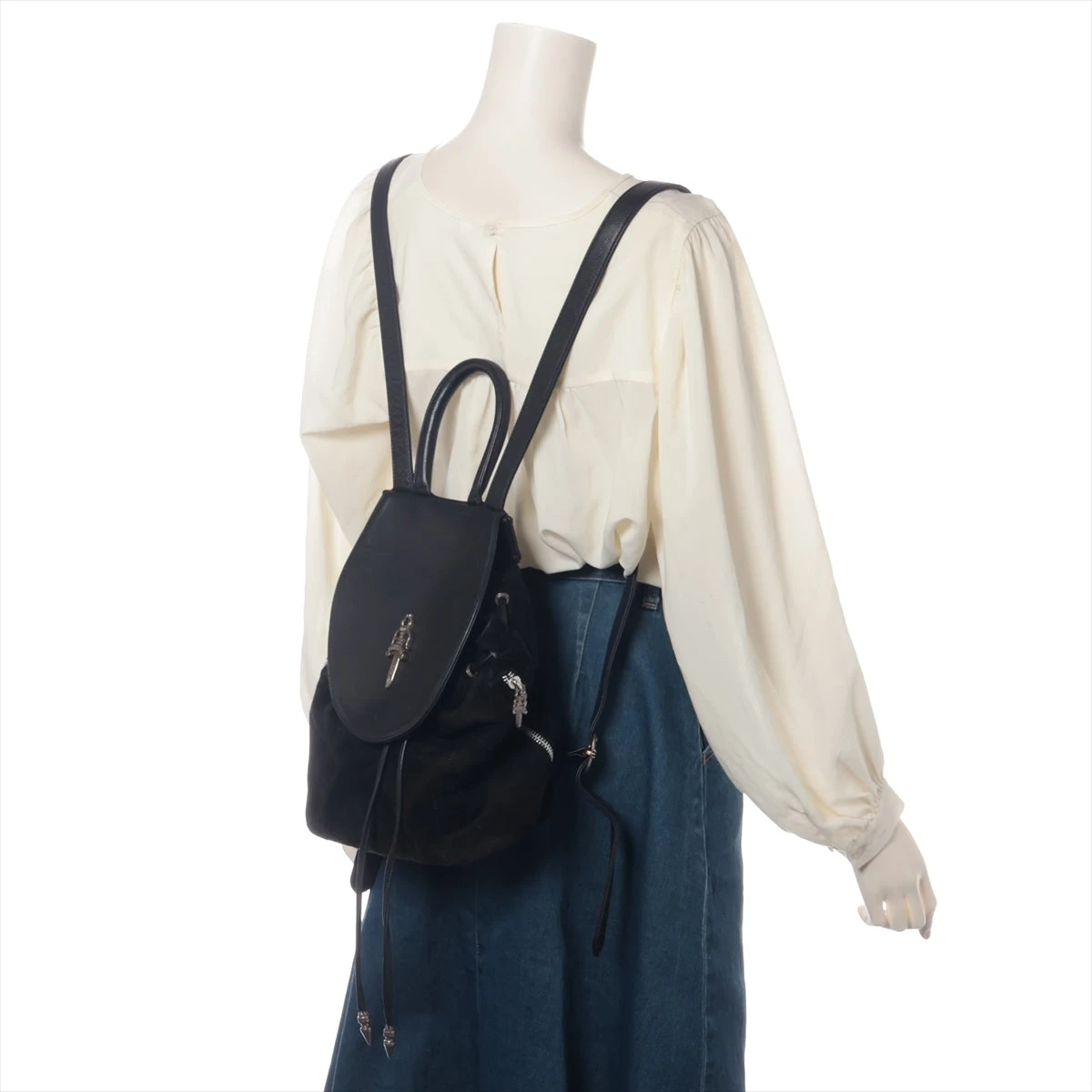 激レア美品】A&G レザー シルバー925 リュック 激レア美品】A&G レザー