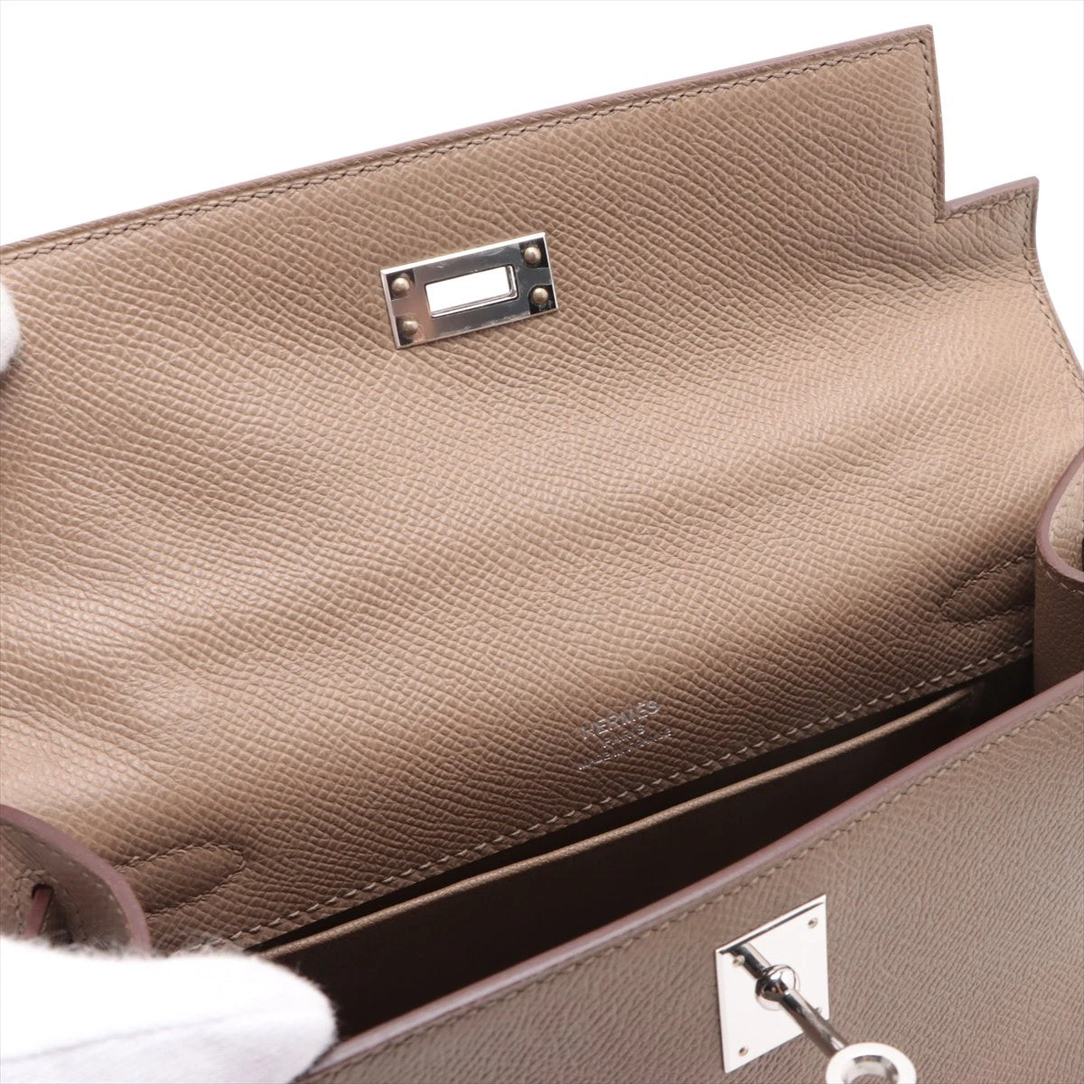 ミニエヴリン ベージュマルファ Sliver金具 ミニエヴリン ベージュマルファ Sliver金具 (HERMES/ショルダー