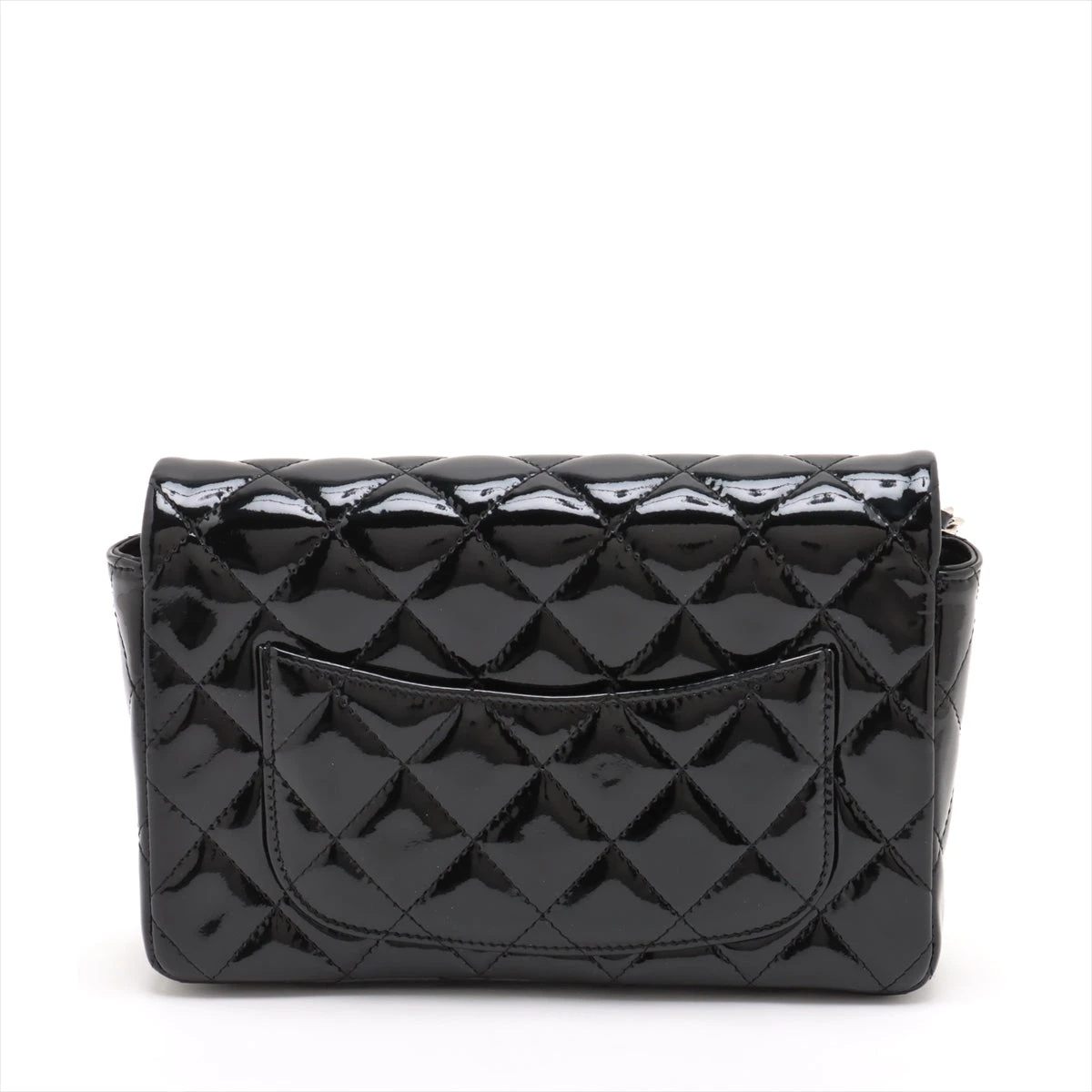 【限定出品】CHANEL マトラッセ パテントレザー チェーンウォレット シャネル マトラッセ パテントレザー チェーンウォレット ブラック