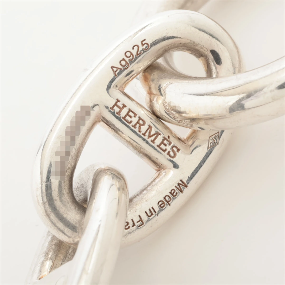 エルメス シェーヌダンクルTGM ブレスレット 12コマ 925 107.8g