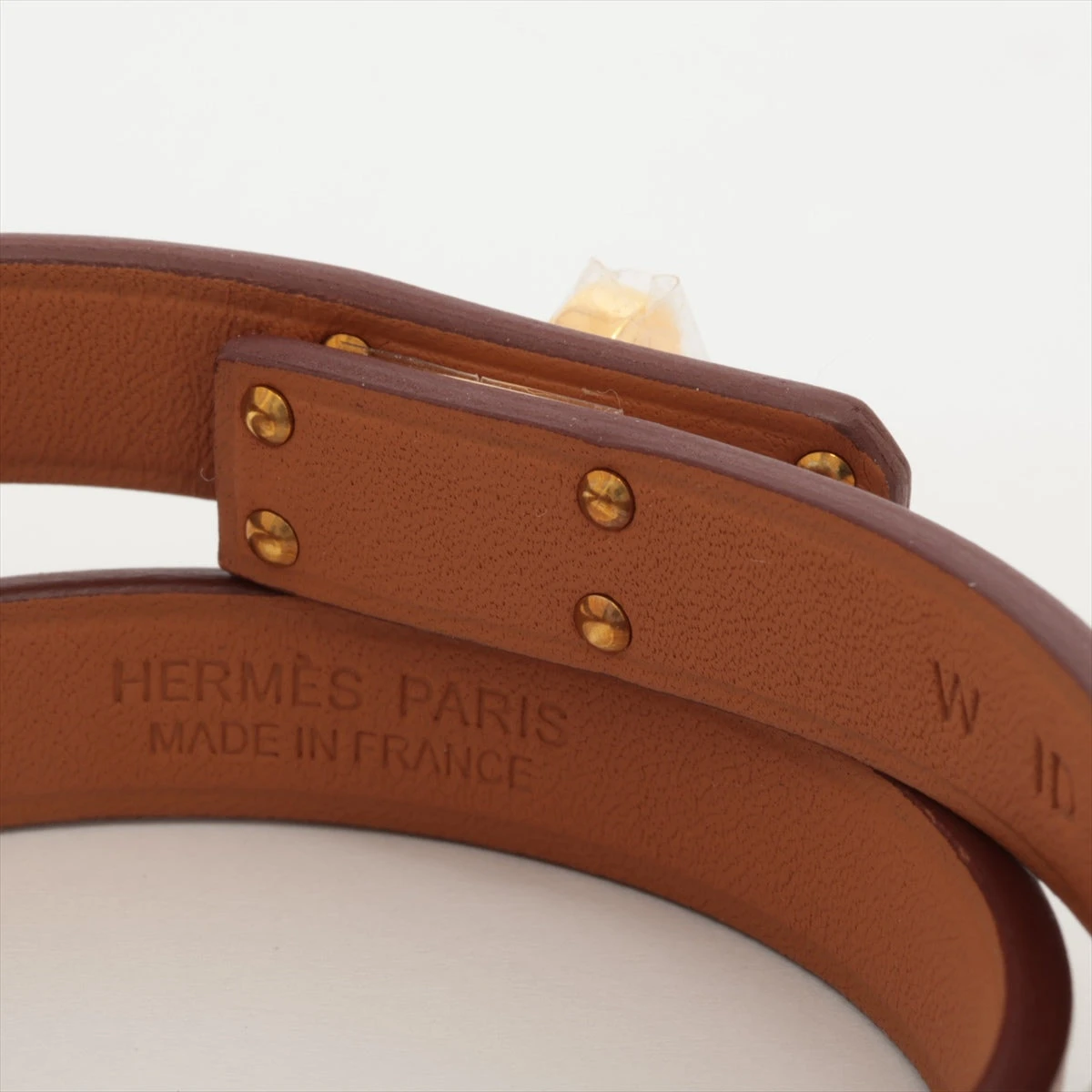 【大人可愛い♡】HERMES ミニ・ケリー ドゥブルトゥール レザーブレスレット 《ミニ・ケリー》 ドゥブルトゥール