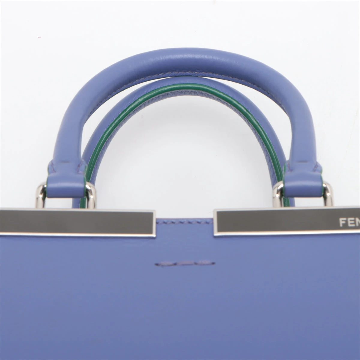 フェンディ プチトロワジュール レザー 2WAYハンドバッグ