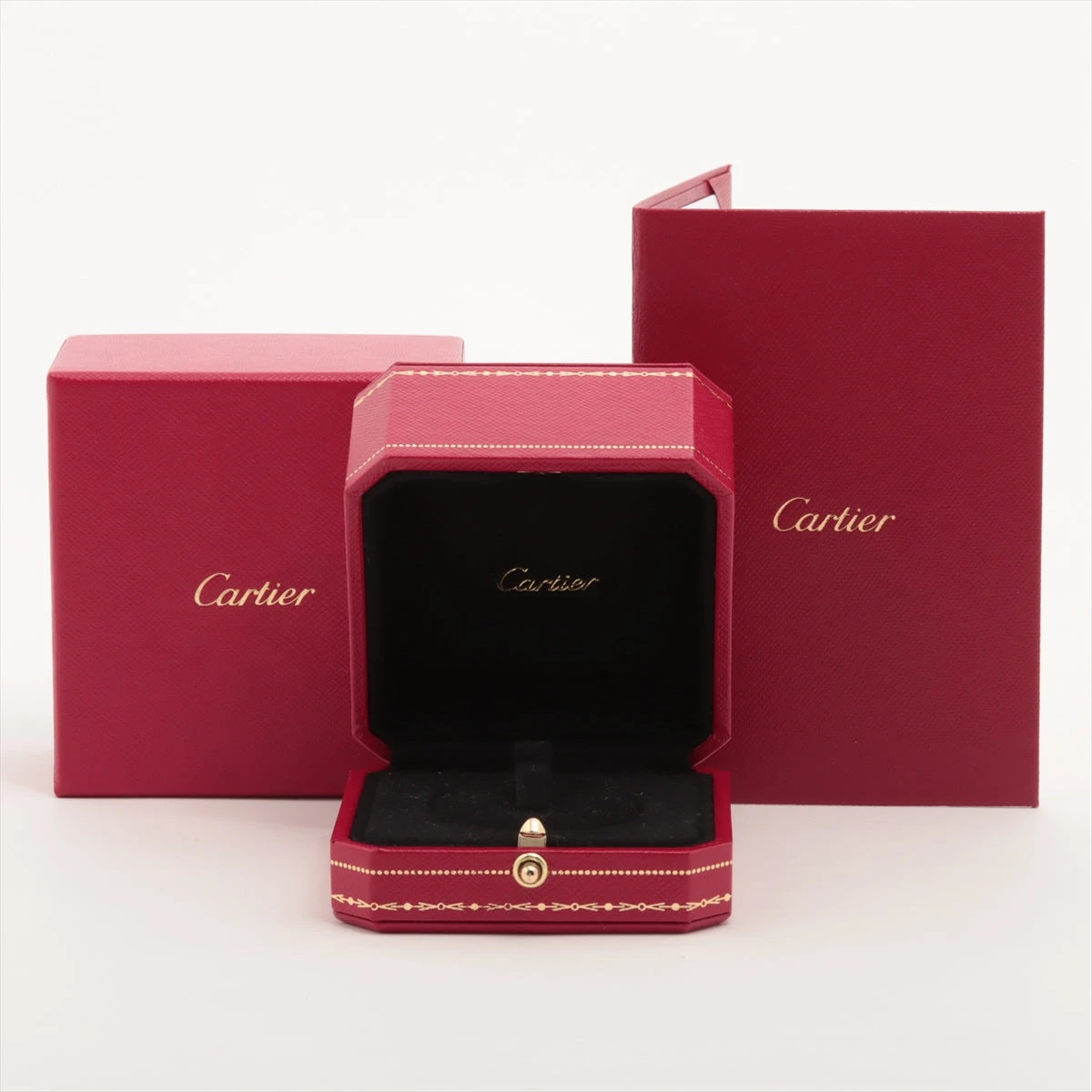 カルティエ リング 750(YG×PG×WG) 8.7g 54 A3329985｜中古