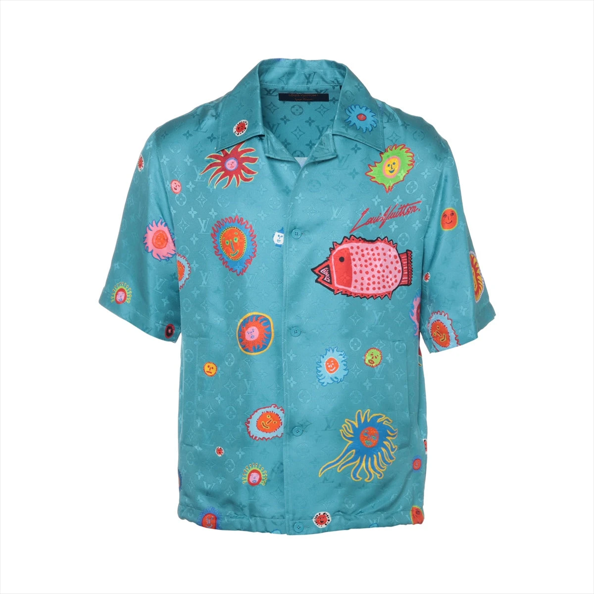 ★Louis Vuitton x 草間彌生 ドット シルクシャツ ルイヴィトン×草間彌生 23SS シルク シャツ 40 レディース