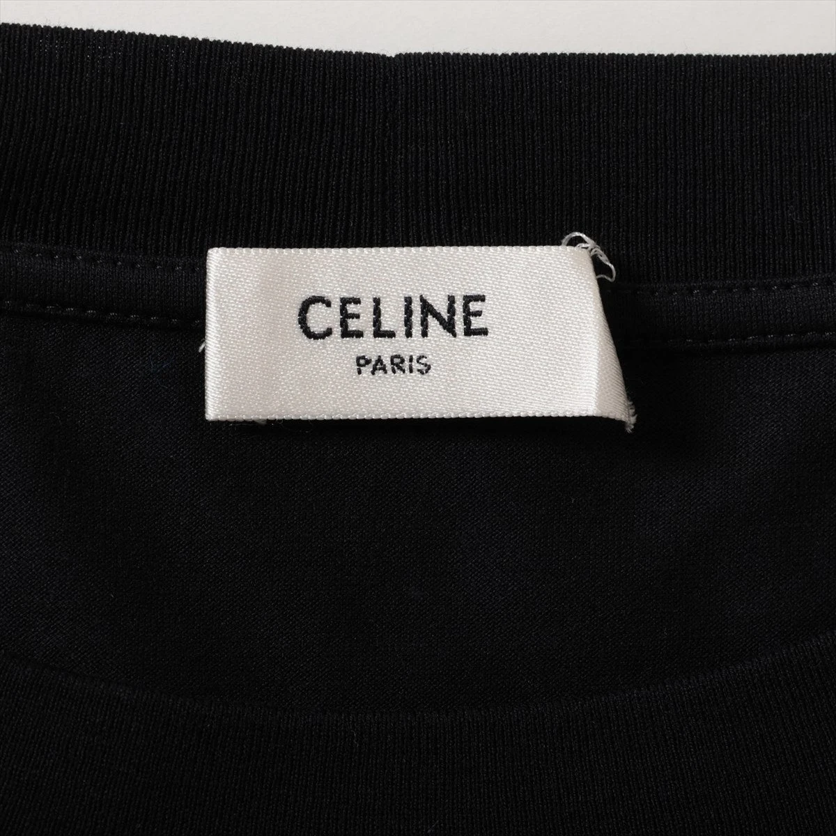 CELINE 近年 エディ期 長袖 シャツ ブラック 黒 丸襟 36 S〜M 2X04I671Q-38AW_1_FW23_M.jpg