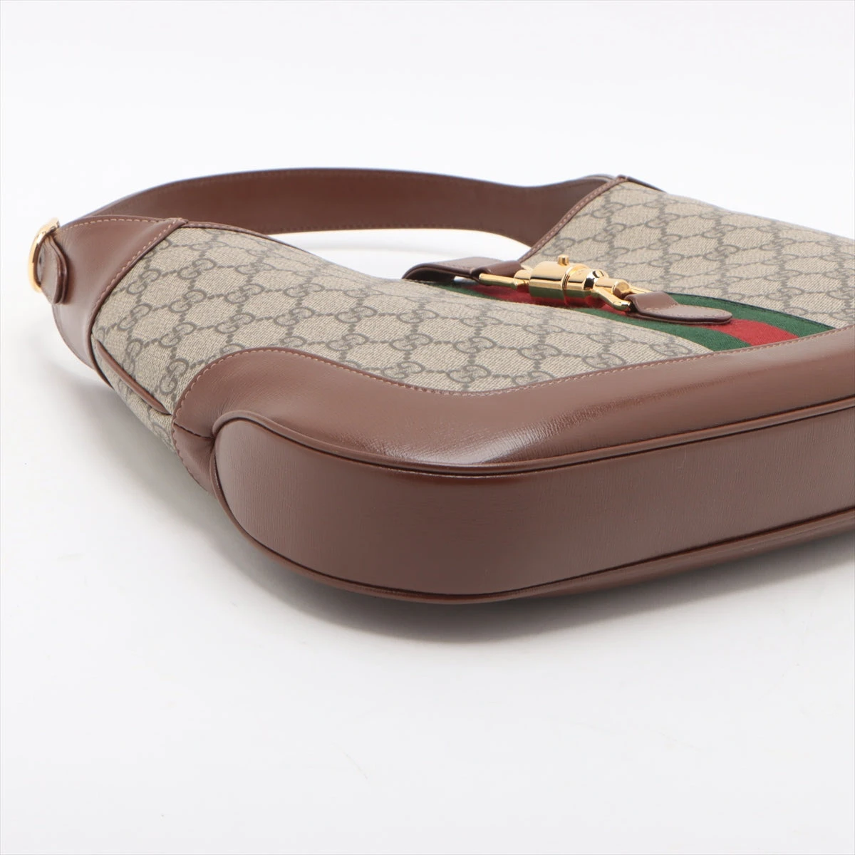 グッチ ジャッキー1961 GGスプリーム PVC×レザー ショルダー