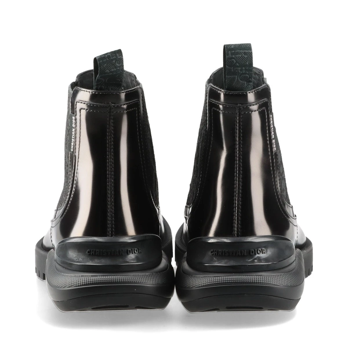 ディオール オブリーク レザー サイドゴアブーツ 41 メンズ ブラック