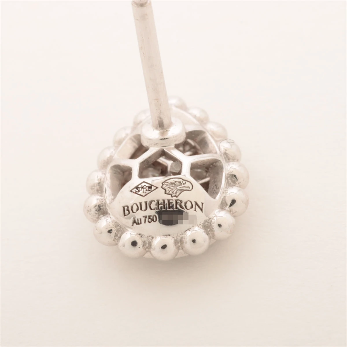 ブシュロン セルパンボエム ダイヤ ピアス 750(WG) 2.2g エクストラ