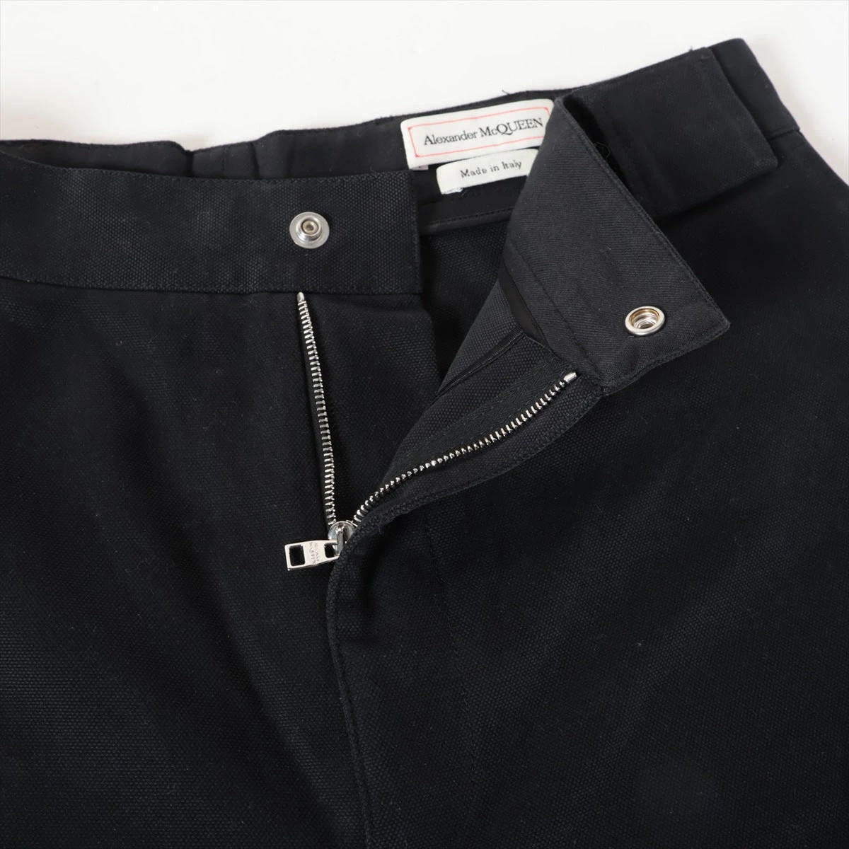 アレキサンダーマックイーン コットン パンツ 48 メンズ ブラック