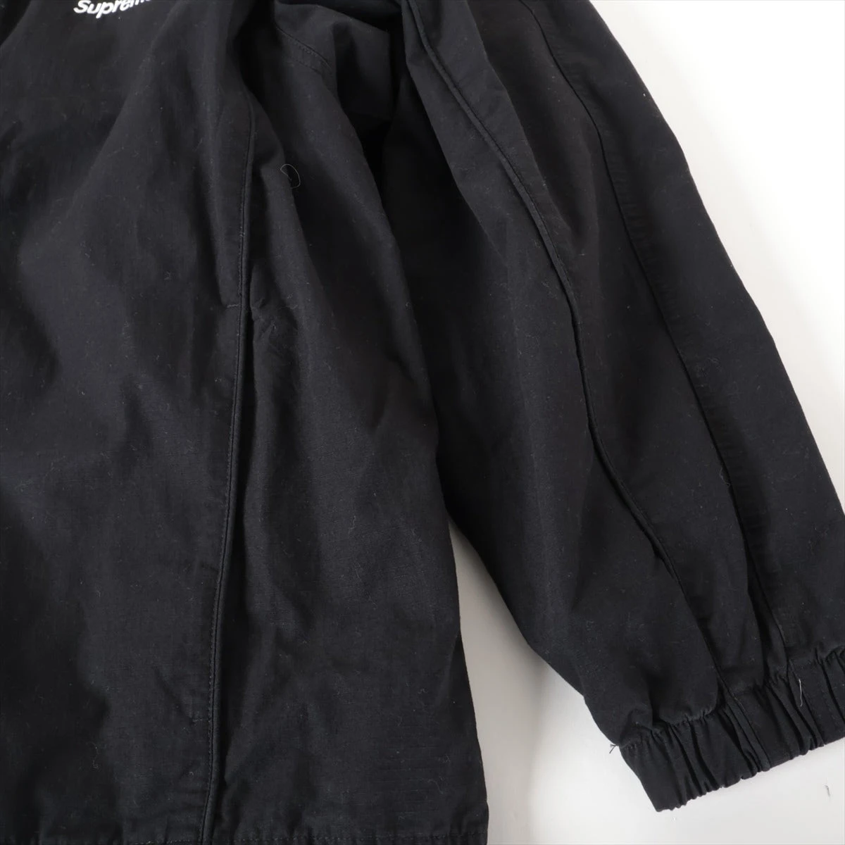 681【希少XLサイズ】シュプリーム×アンブロ♤刺繍ビッグロゴトラックジャケット SUPREME シュプリーム 21AW Logo Ripstop Hooded Track Jacket