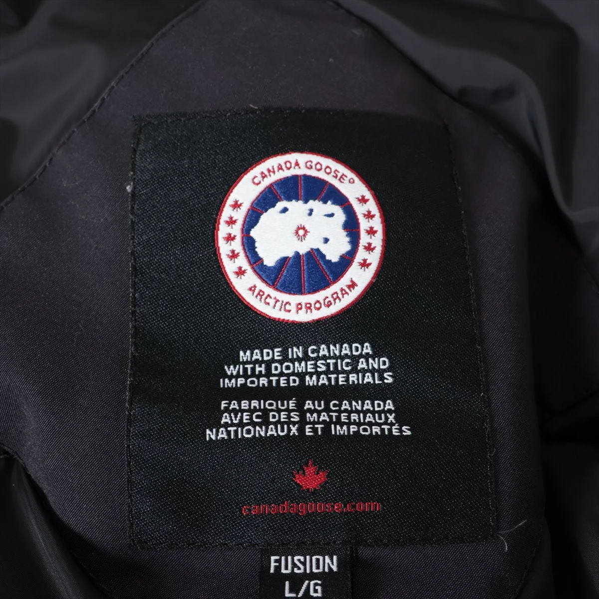 カナダグース コットン×ポリエステル ダウンジャケット FUSION L/G 