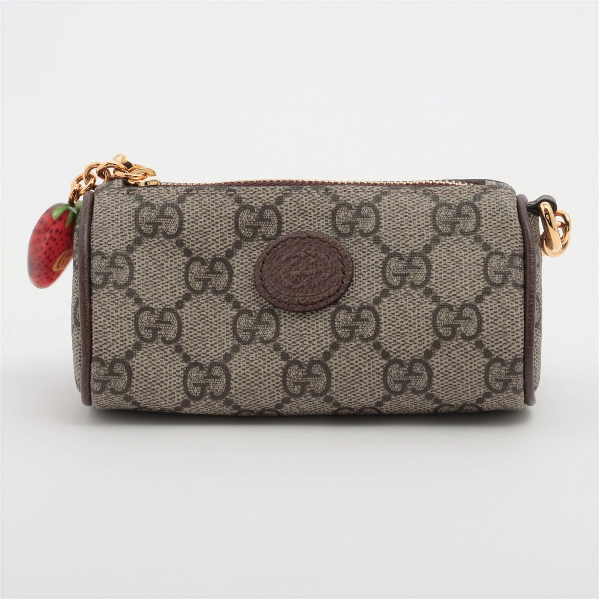グッチ　ポーチ（レアカラー）＆ミニポーチセット GUCCI オールドグッチ GG柄コーティングキャンバス フラップ付