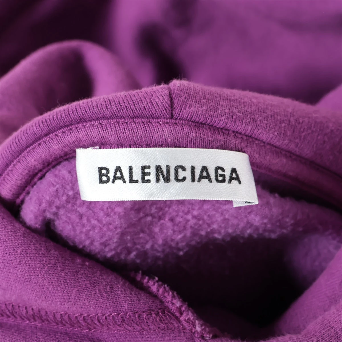 売り切り値下げ】未使用新品BALENCIAGA UNIFIT 紫 パーカー