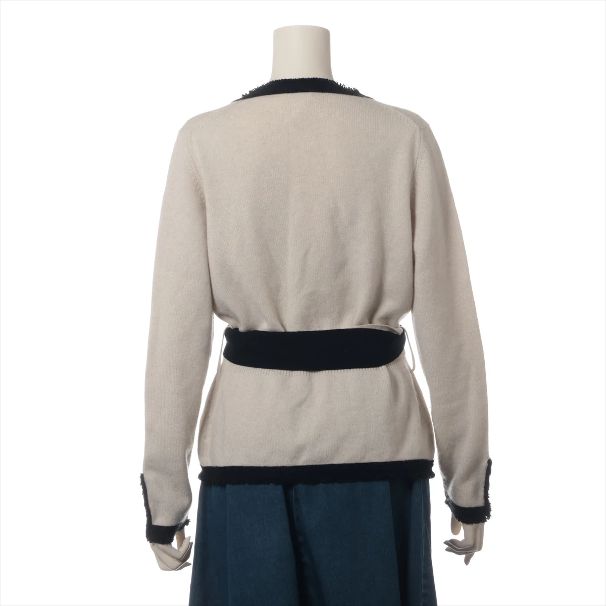 シャネル ココボタン 06A カシミヤ カーディガン 42 レディース  