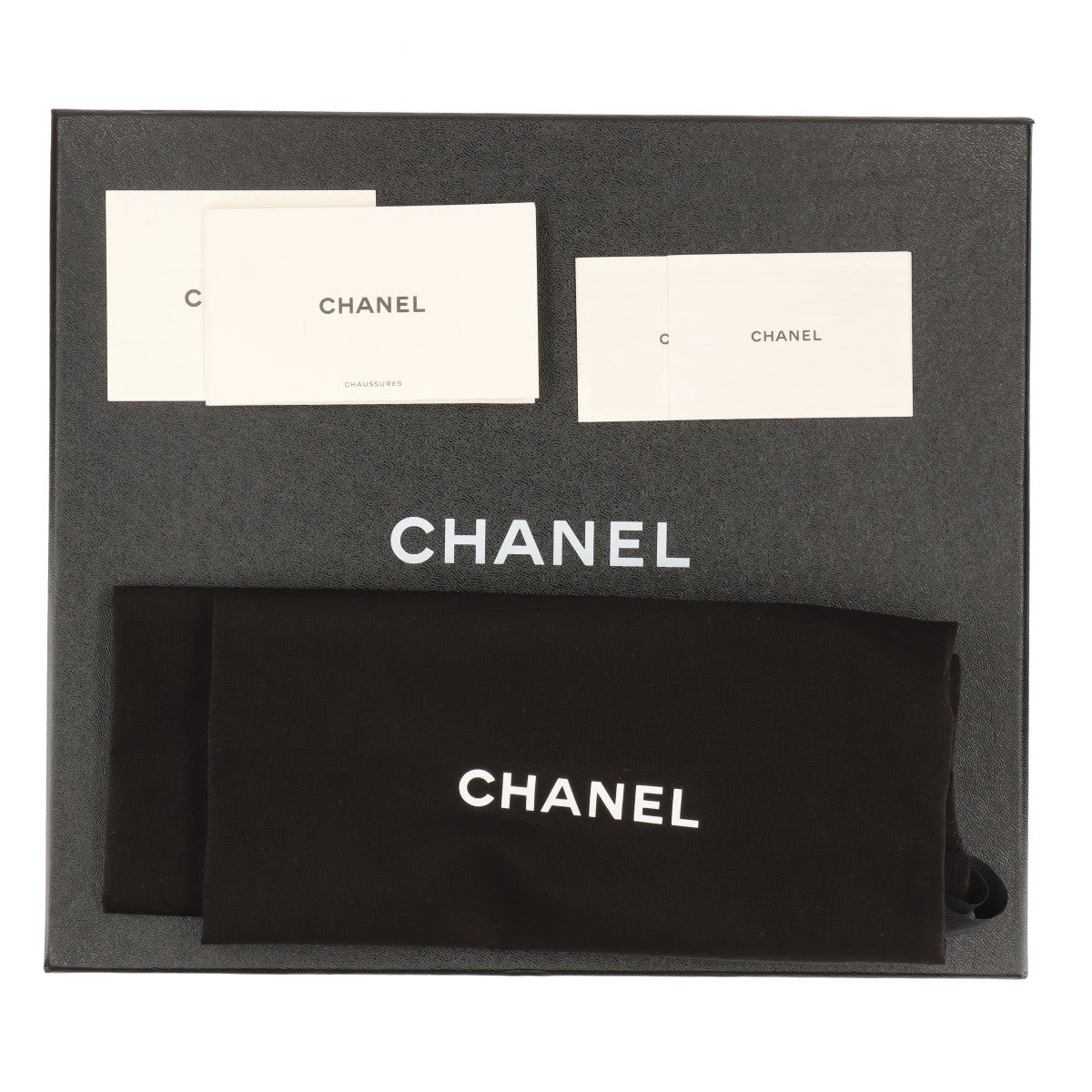CHANEL シャネル　ローファー　コイン　レザー　37 保存袋　箱付き CHANEL ココマーク ローファー 37 1/2 C G39206 ブラック レザー