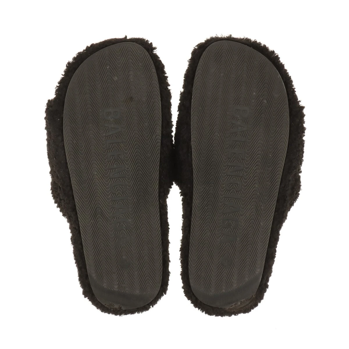 バレンシアガ ボア サンダル 43 メンズ ブラック ファーリー A3299276