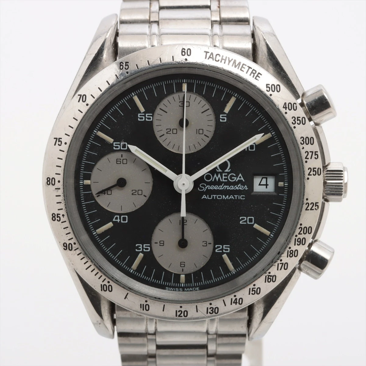 OH済 OMEGA Speedmaster スピードマスター 3511.50 オメガ スピードマスター 3511.50 SS AT 黒文字盤 あまりごま4