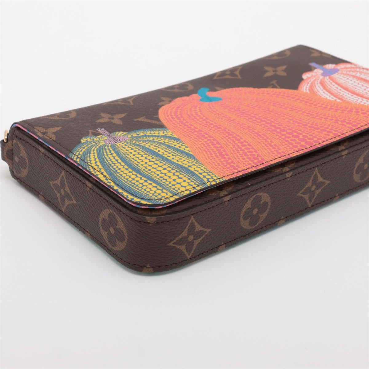 ヴィトン×草間彌生 LV×YK ポシェット フェリシー M82108 ブラウン RFID