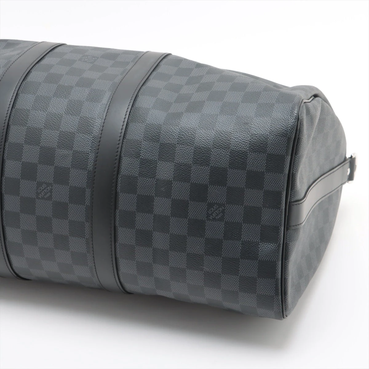 MARU美品！新品未使用　ダミエ　キーポル・バンドリエール45 ヴィトン ダミエグラフィット キーポルバンドリエール45 N41418 RFID