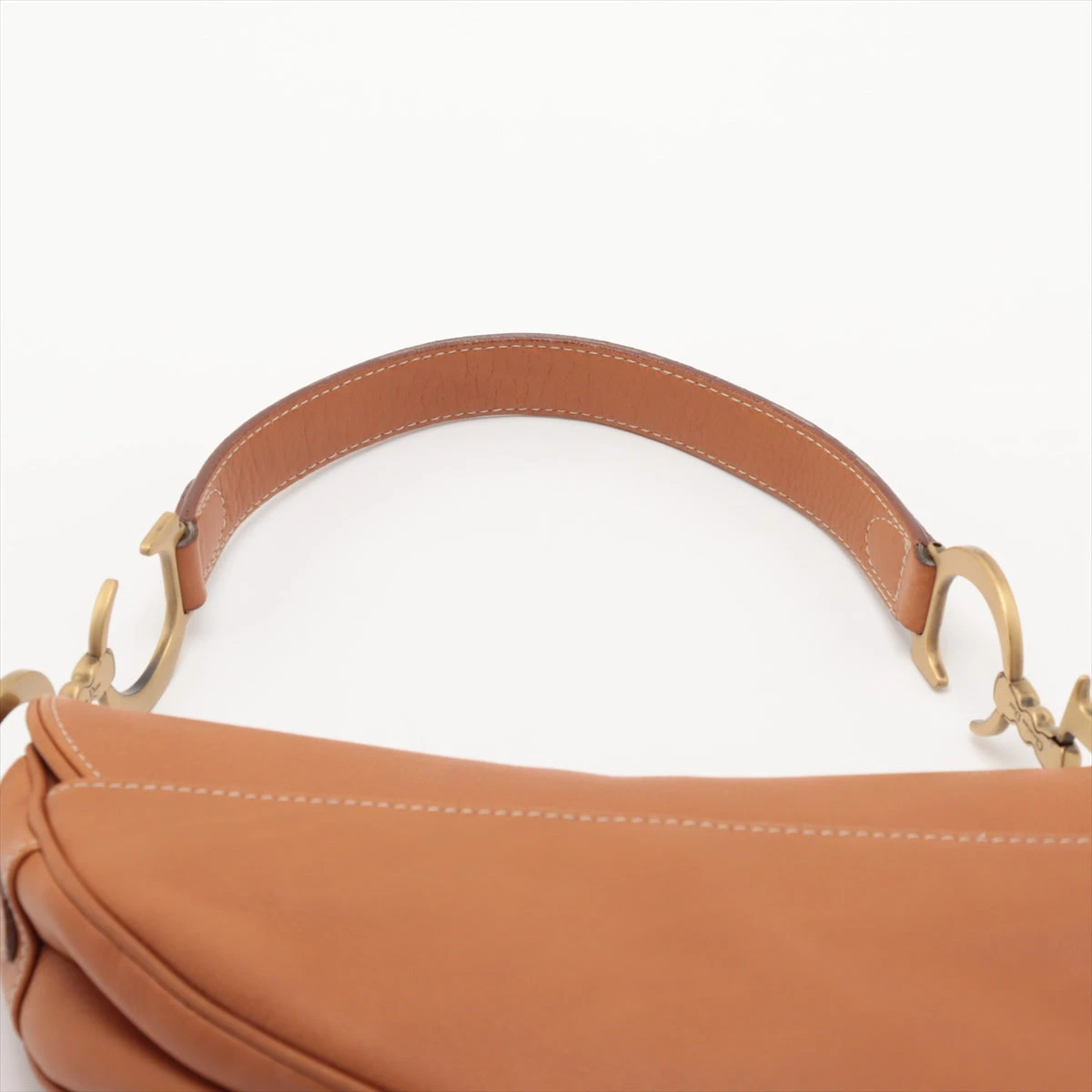 Dior ブラウン ショルダーバッグ Dior ディオール ショルダーバッグ ブラウン レザー - メルカリ