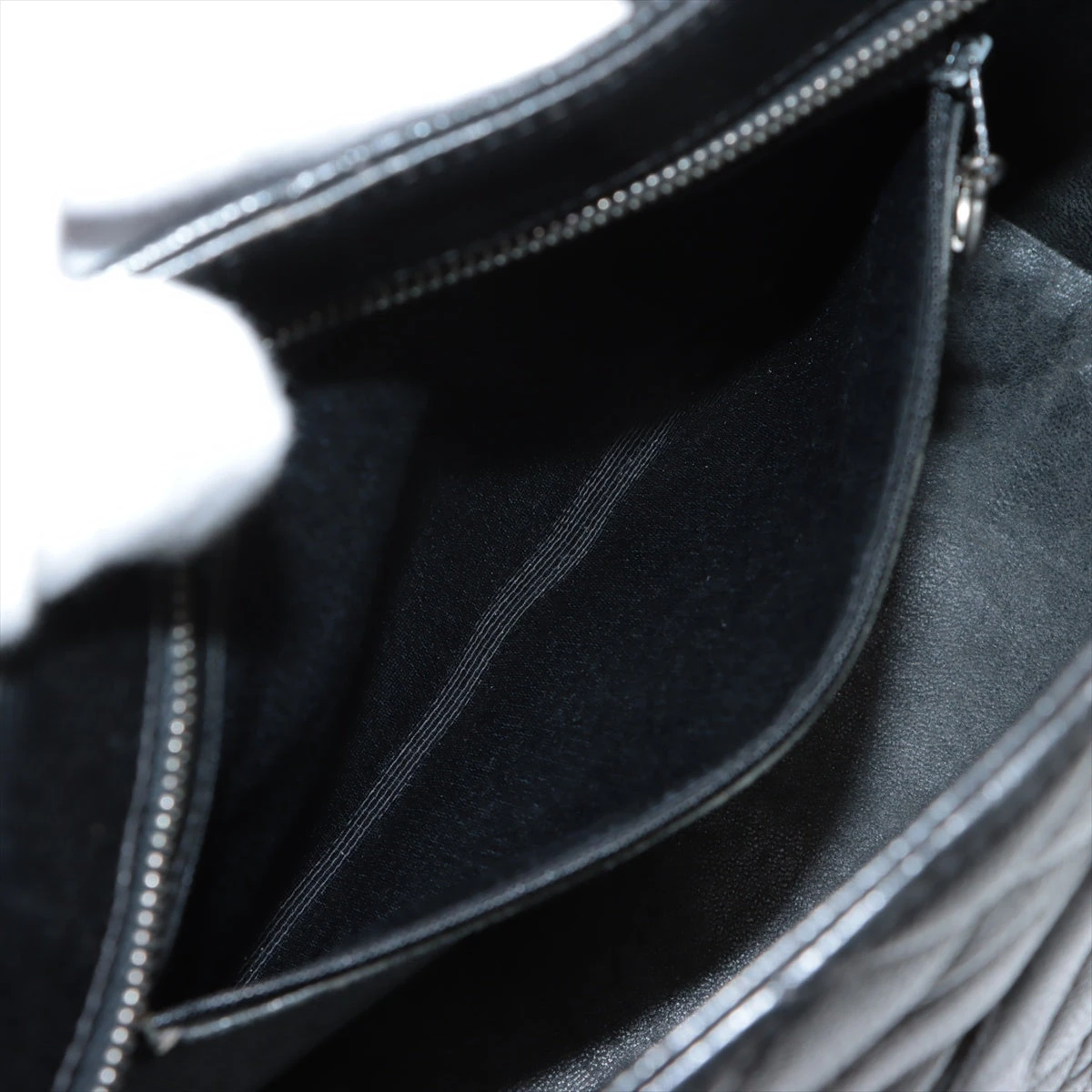 シャネル 復刻 キャビアスキン トートバッグ ブラック シルバー