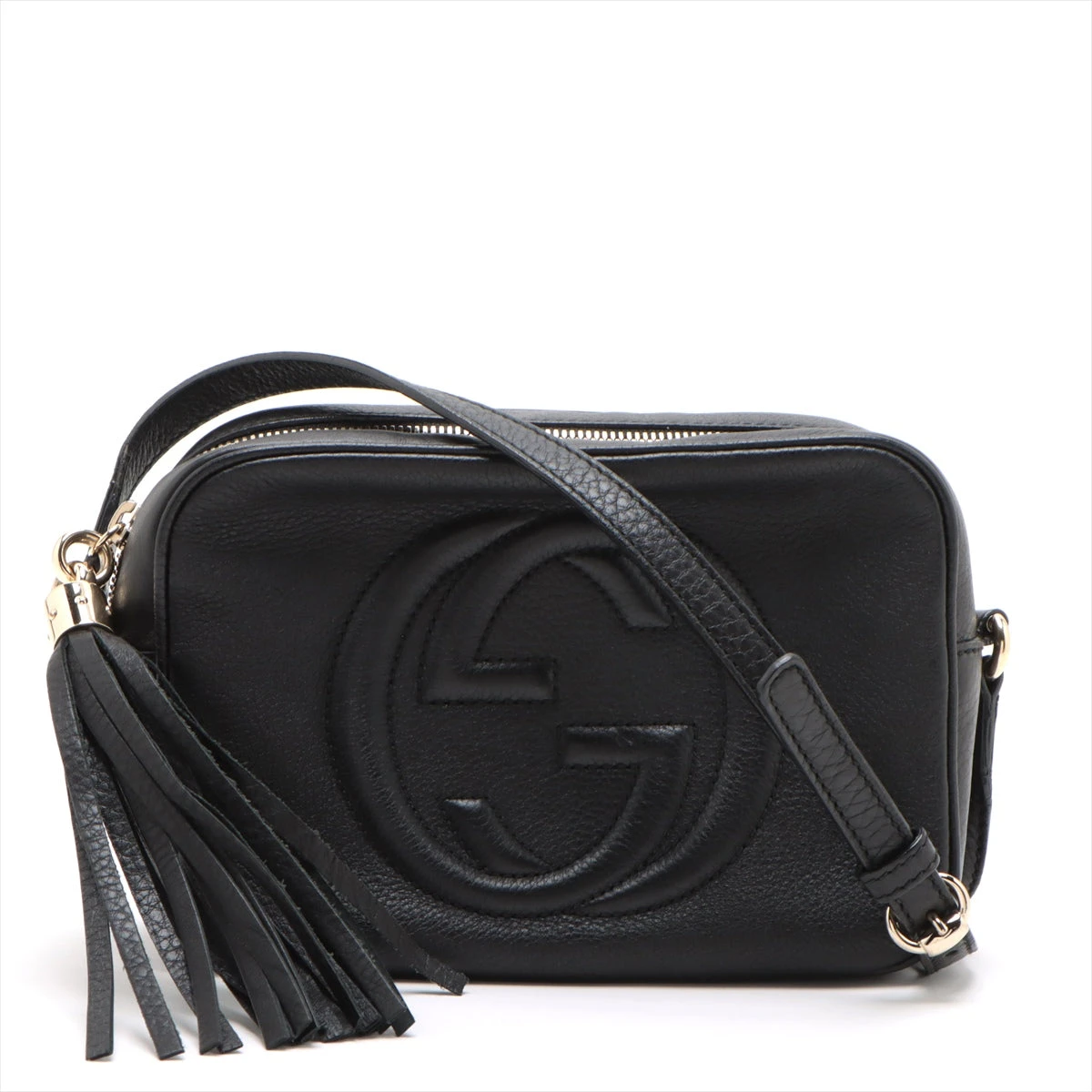 グッチ ソーホー レザー 2WAYショルダーバッグ ブラック 308364  