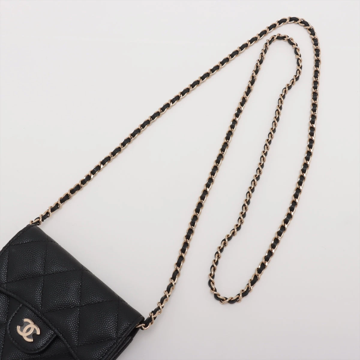 CHANEL タイムレスクラシック チェーンウォレット キャビアスキン シャネル チェーンウォレット コピー タイムレスクラシック