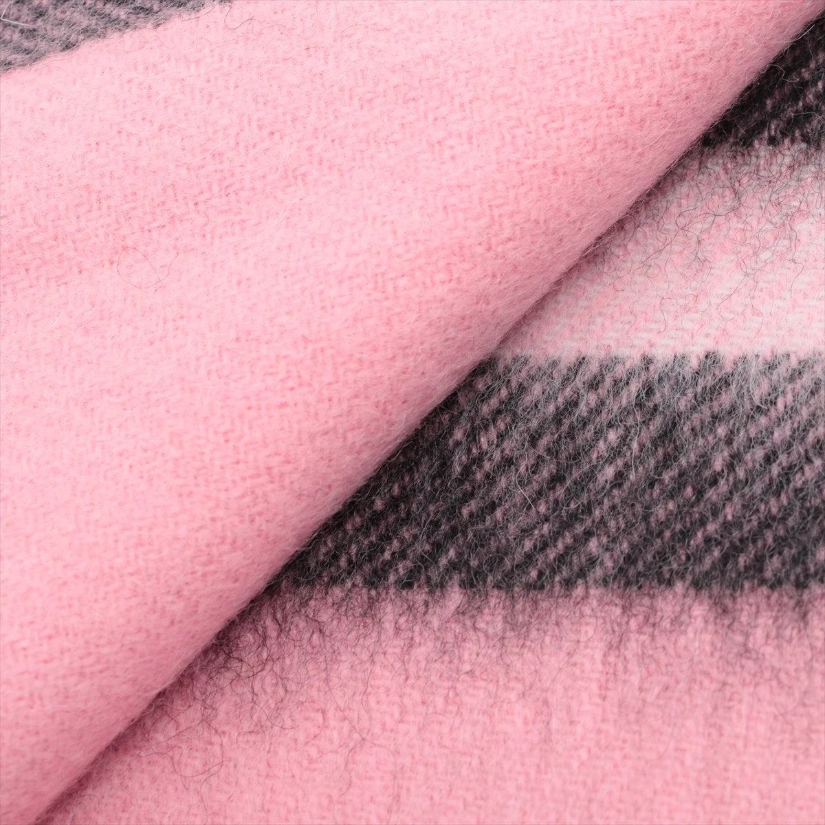 バーバリー ノバチェック マフラー ウール ピンク WZ437886