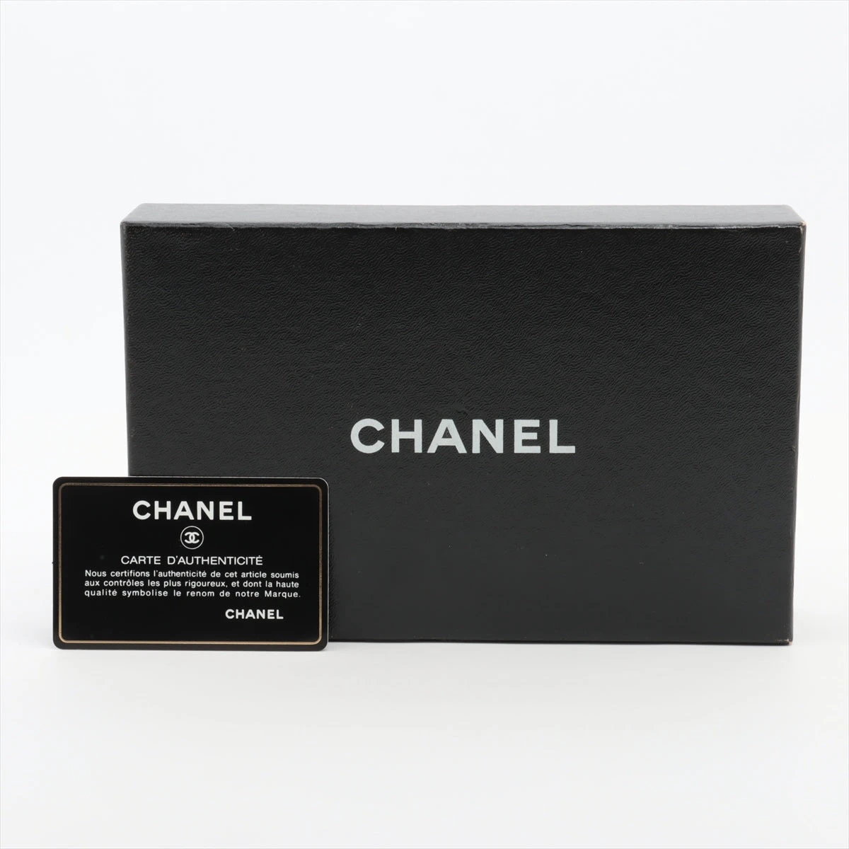 CHANEL マトラッセ 財布 ブラック シルバー金具 16番台 ギャラ付き シャネル マトラッセ キャビアスキン 財布 ブラック シルバー