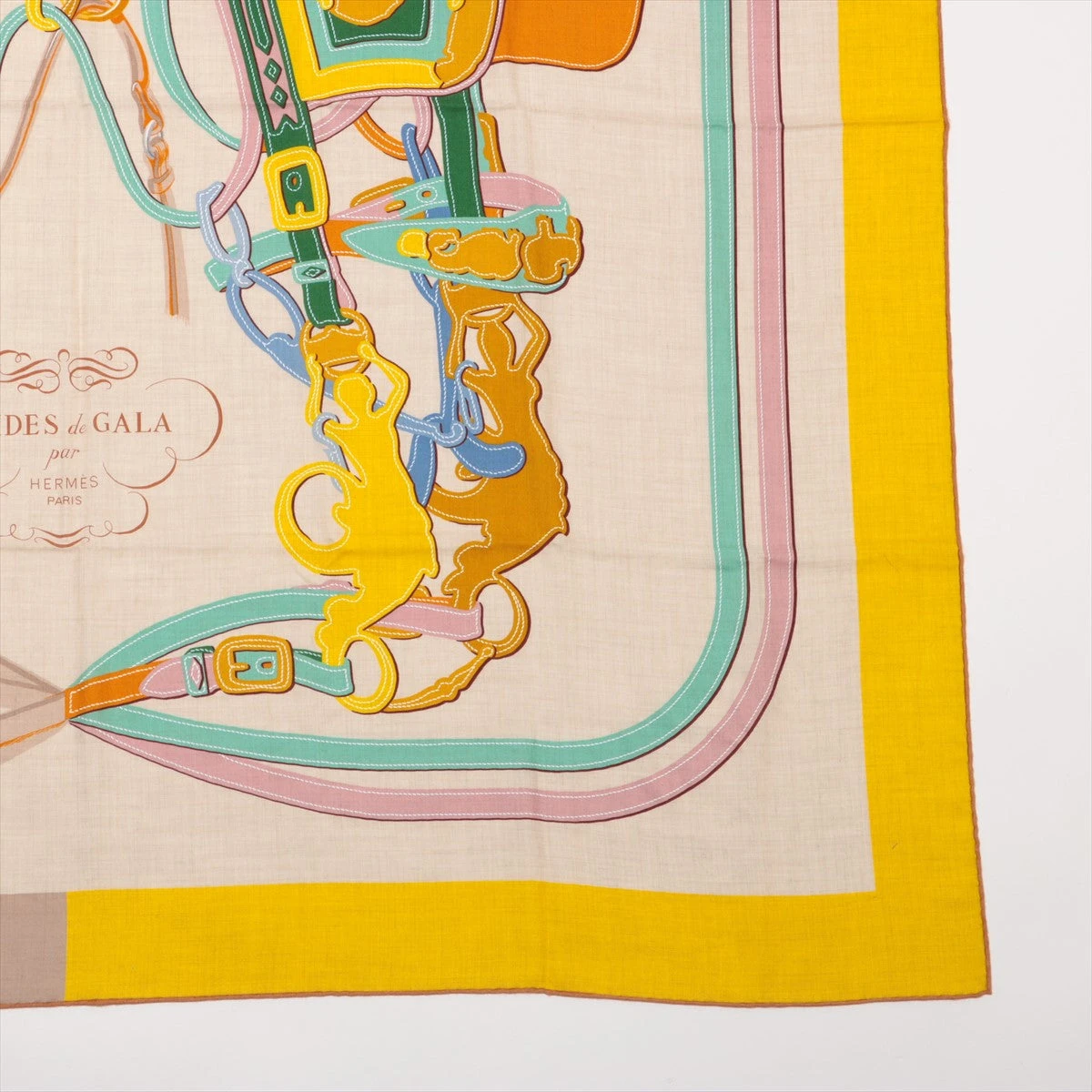 HERMES エルメス ブリッド ドゥ ガラ カレジェアン カシミヤシルク暖かい HERMES エルメス ブリッド ドゥ ガラ カレジェアン カシミヤ