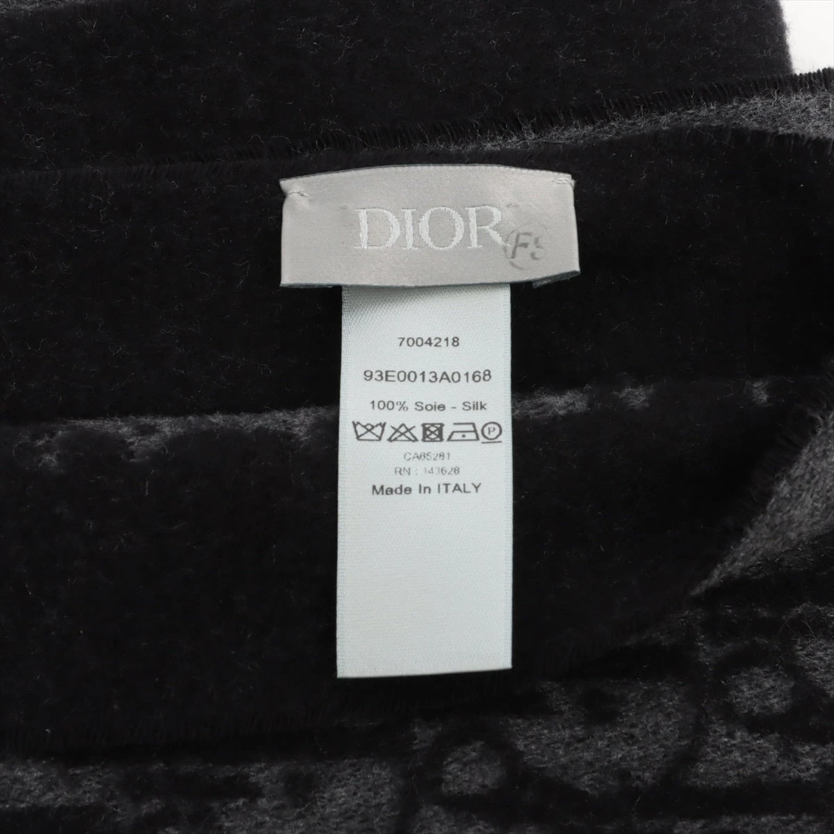 【美品】Dior クリスチャン・ディオール マフラー 黒 Dior(ディオール) マフラー(メンズ) - 海外通販のBUYMA