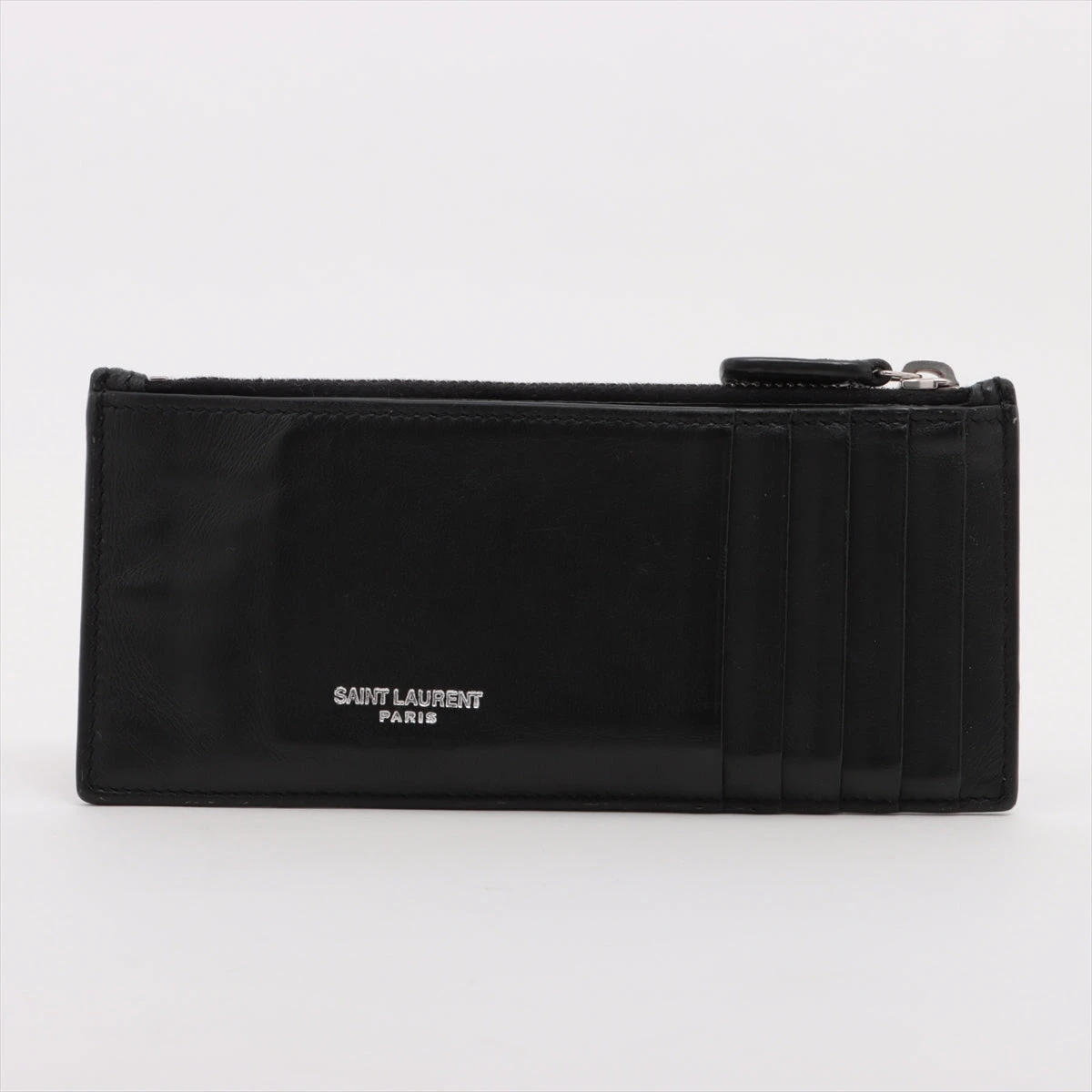 サンローランパリ ART507619 クロコ型押し 財布 ブラック