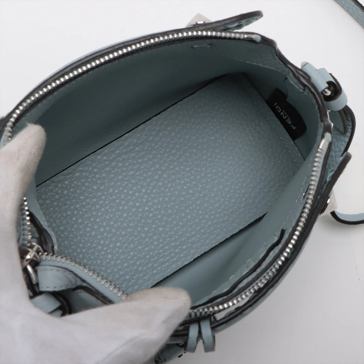 FENDI バイザウェイ セレリア ミニ バッグ / メタリックブルー FENDI フェンディ ショルダーバッグ BY THE WAY SELLERIA MINI