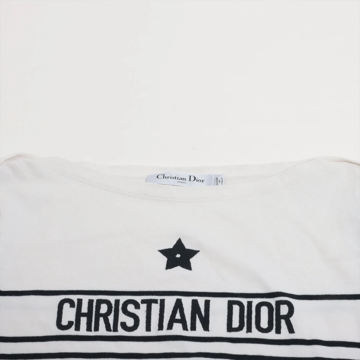 クリスチャンディオール コットン Tシャツ S レディース ホワイト クリスチャンディオール 21SS コットン Tシャツ S レディース