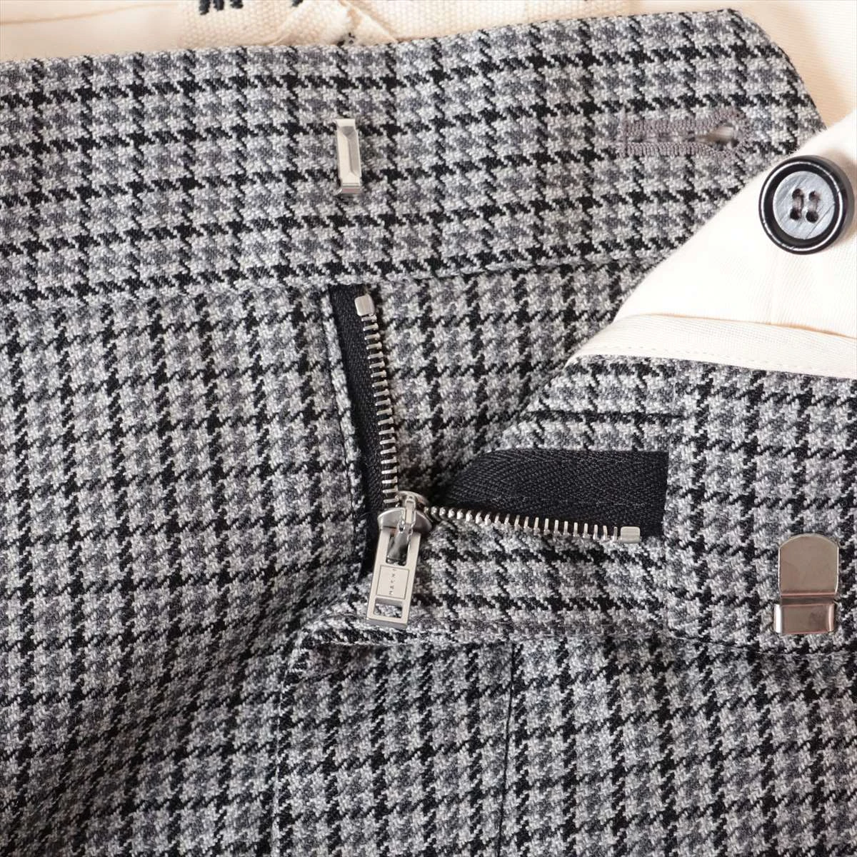 MARNI♡ グラファイト グレー バージンウール パンツ Marni バージンウール パンツ | グレー | FARFETCH JP