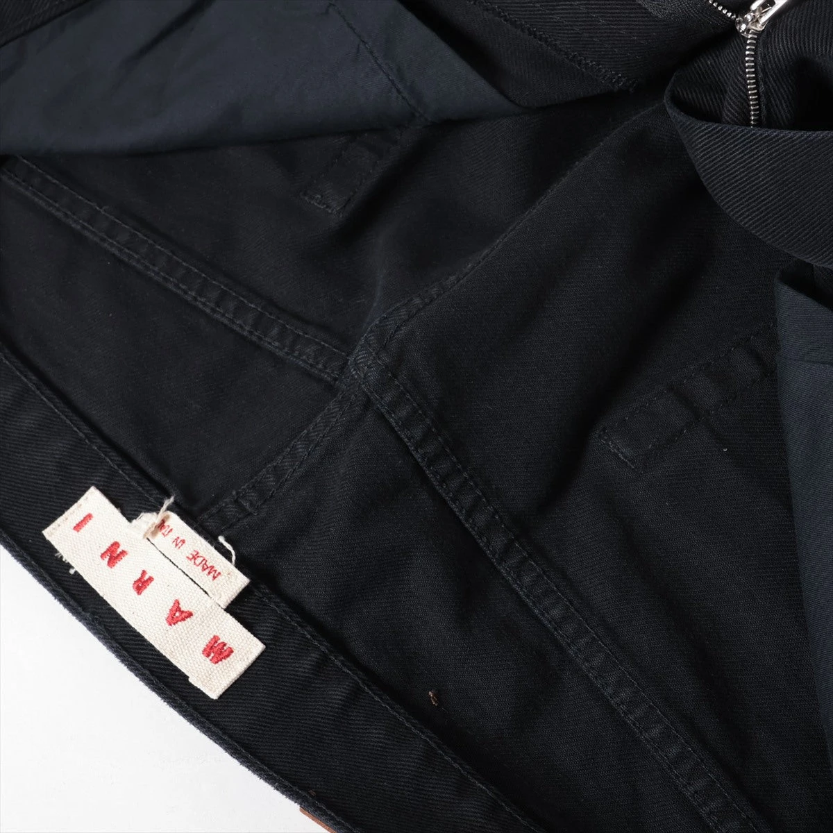 マルニ 23AW コットン デニムパンツ 33 メンズ ブラック PUJU0019A0