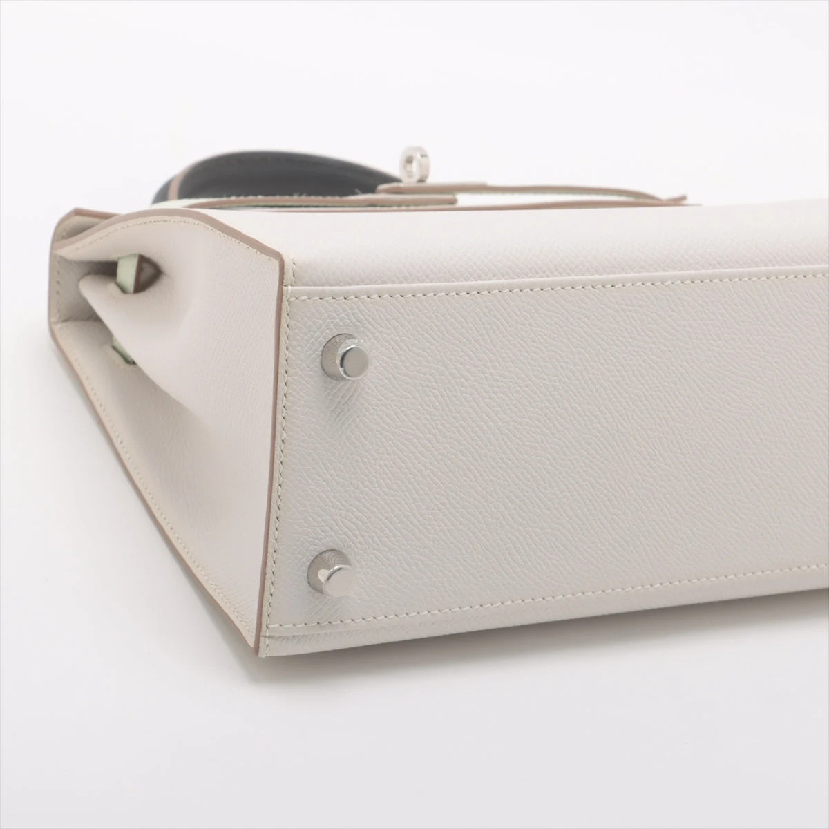 エルメス ケリー25 トリコロール ヴォーエプソン ヴェールフィズ