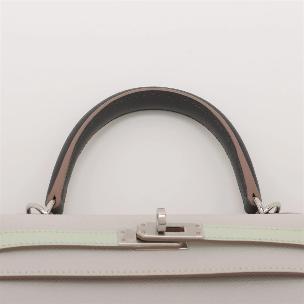ケリー Hermès 25cm Kelly Sellier HSS Gris Tourterelle Chèvre Leather