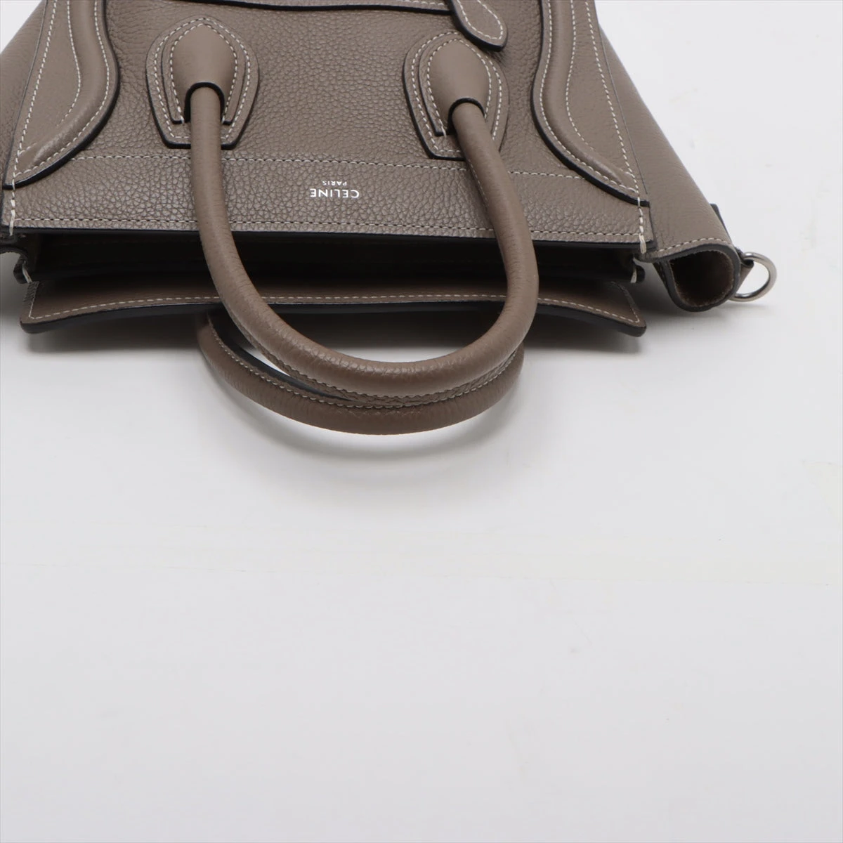 セリーヌ ラゲージ ナノショッパー レザー 2WAYハンドバッグ